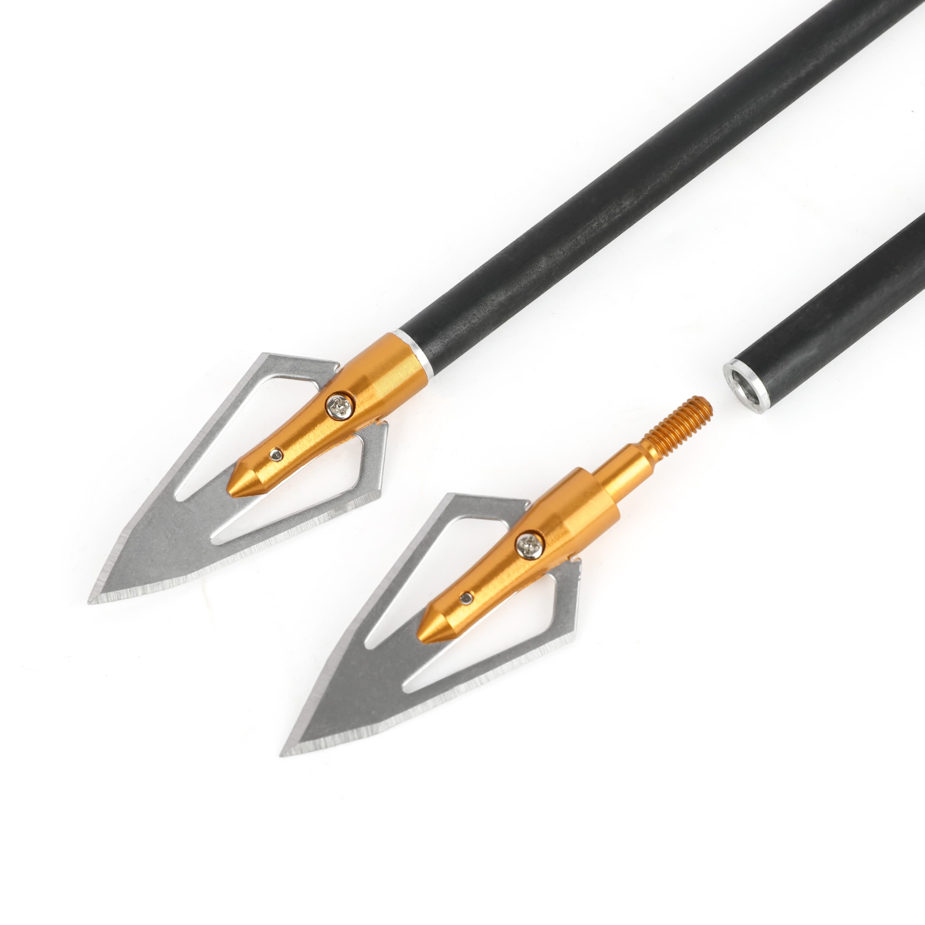 Stainless Steel Broadhead Arrowheads 110 Grain Hunting Points 