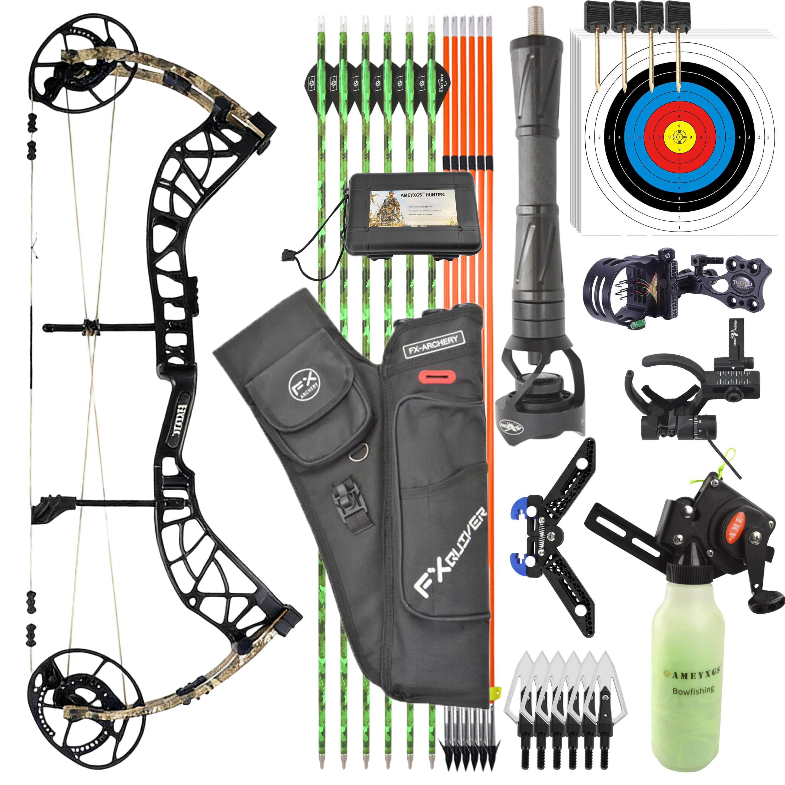 BEAR Compound Bow 45-70lbs Archery Hunting Target 339FPS