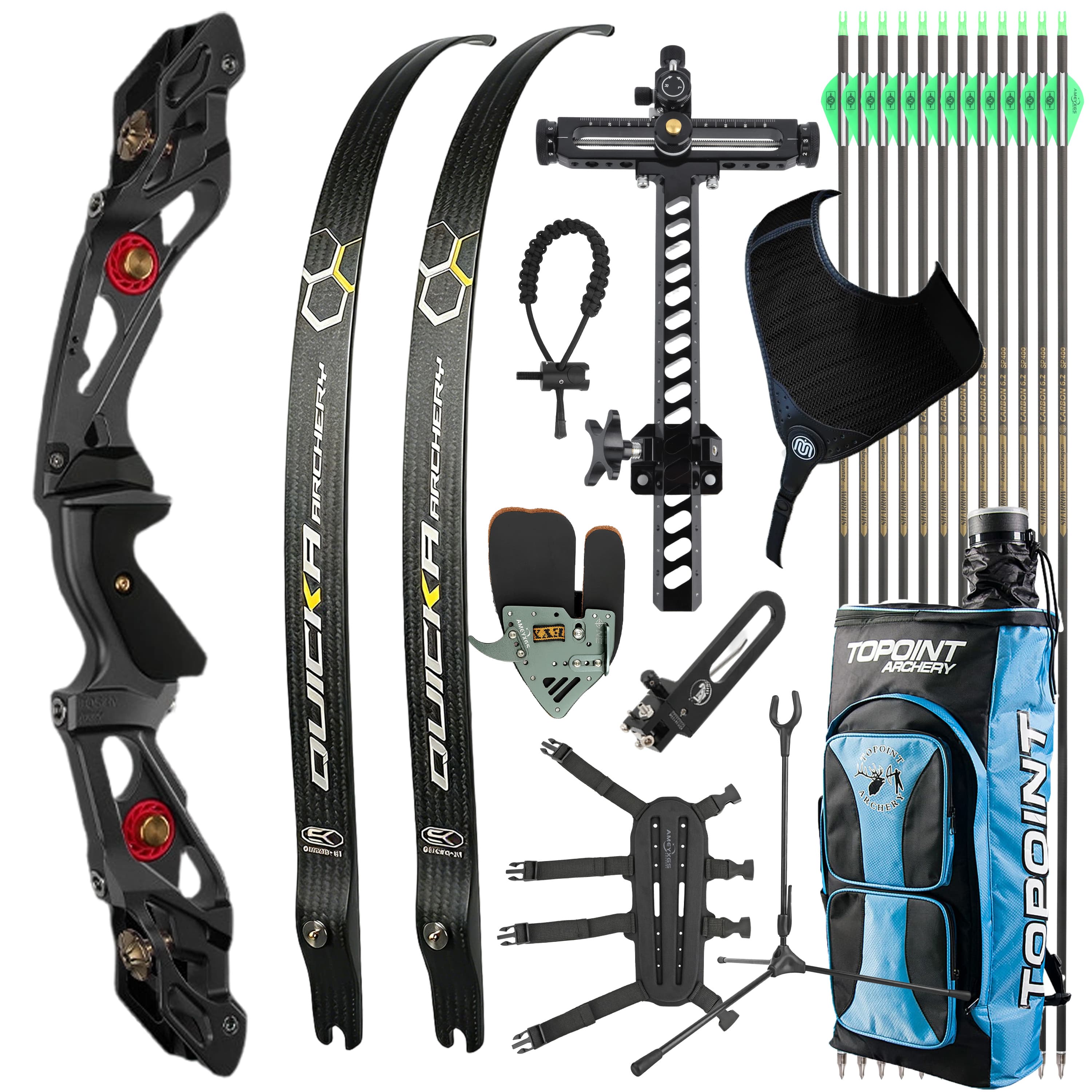 BOSEN Recurve Bow Kit Archery Takedown 18-50bs Shooting 