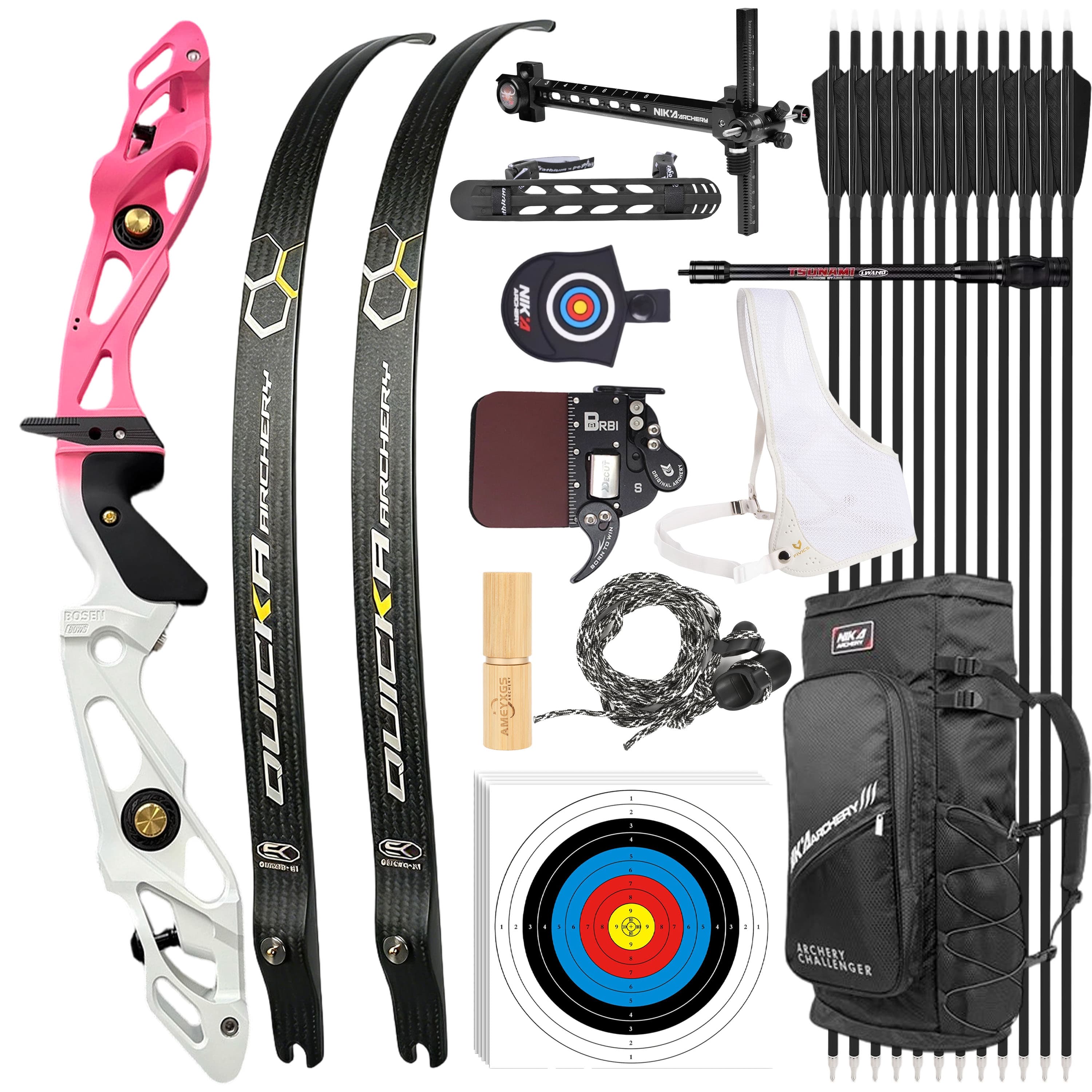 BOSEN Takedown Recurve Bow Kit 18-50bs ShootingArchery