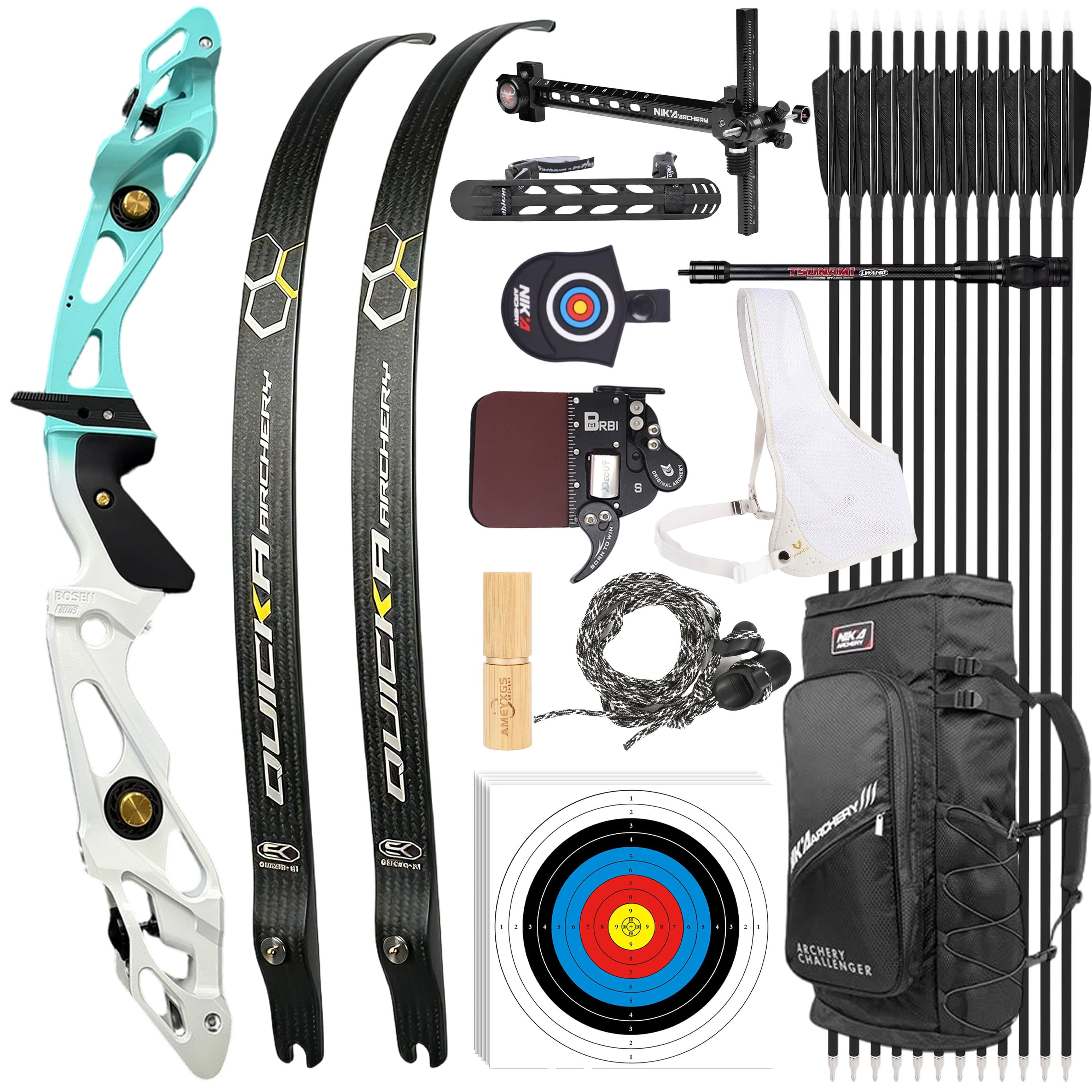 BOSEN Takedown Recurve Bow Kit 18-50bs ShootingArchery