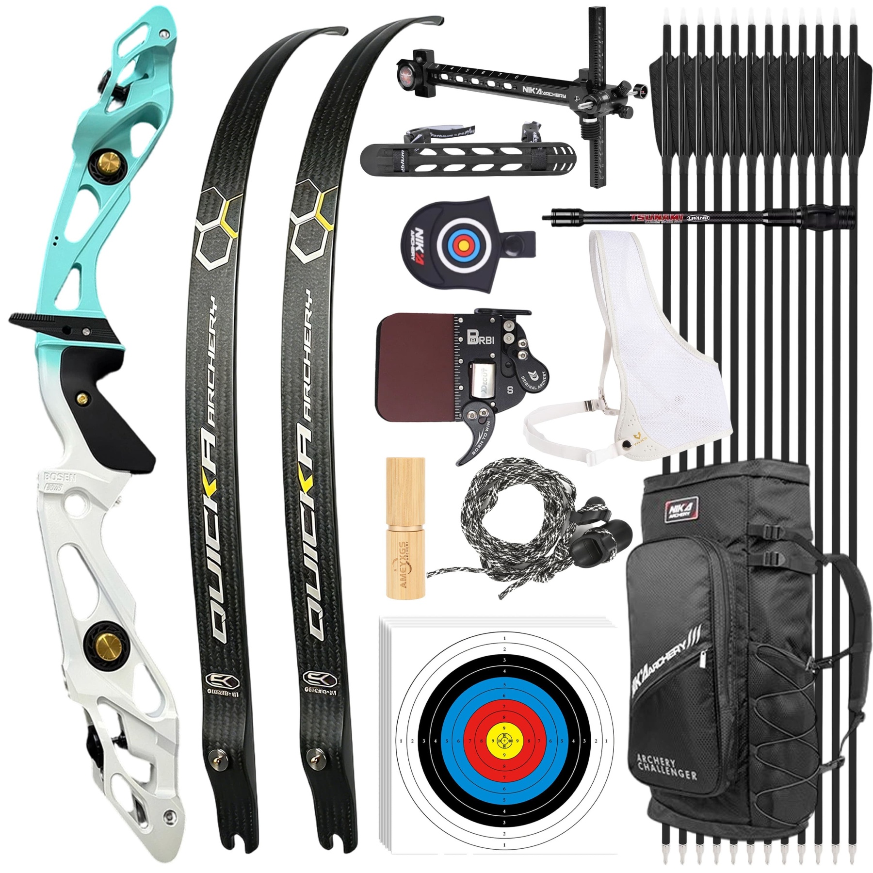 BOSEN Takedown Recurve Bow Kit 18-50bs ShootingArchery