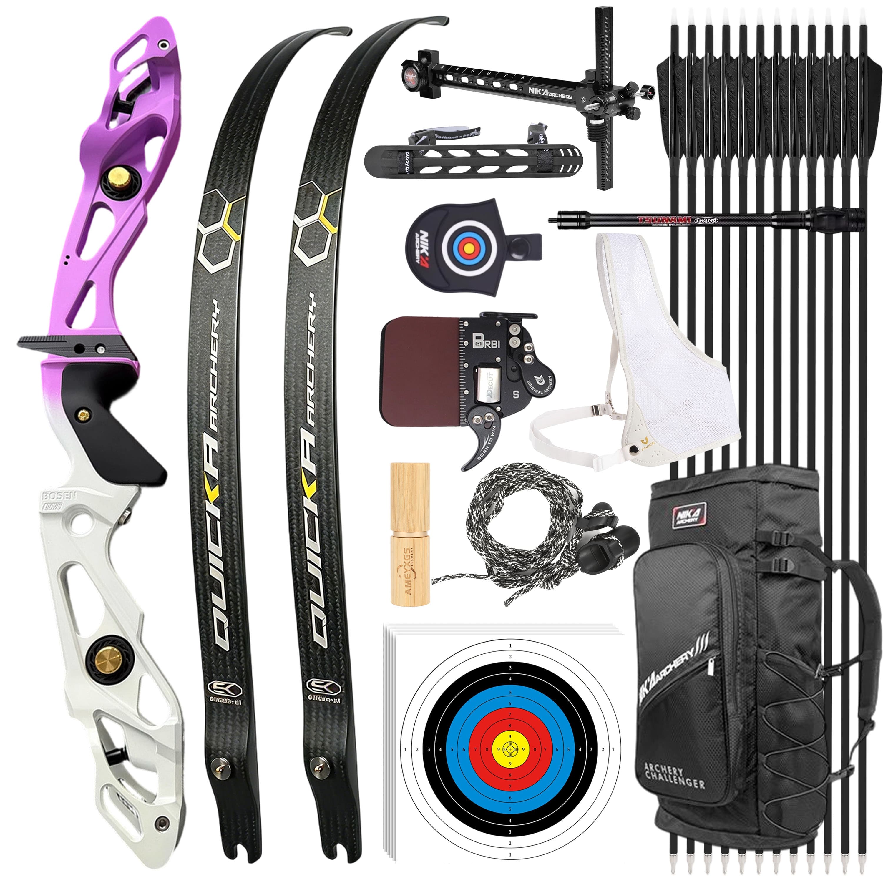 BOSEN Takedown Recurve Bow Kit 18-50bs ShootingArchery
