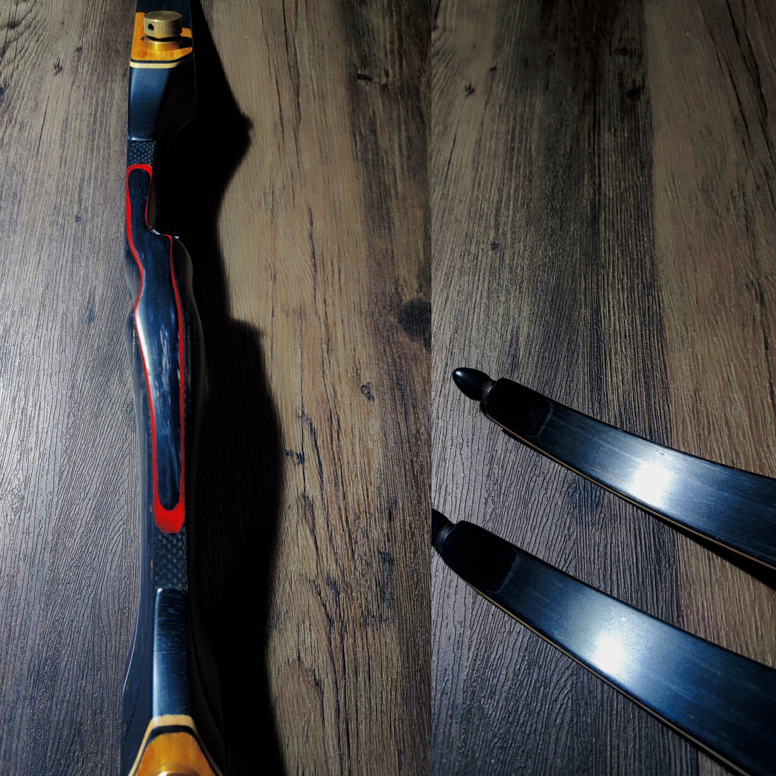60"/62 Takedown Recurve Bow Competition Bow 25-55 lbs for Hunting Shooting