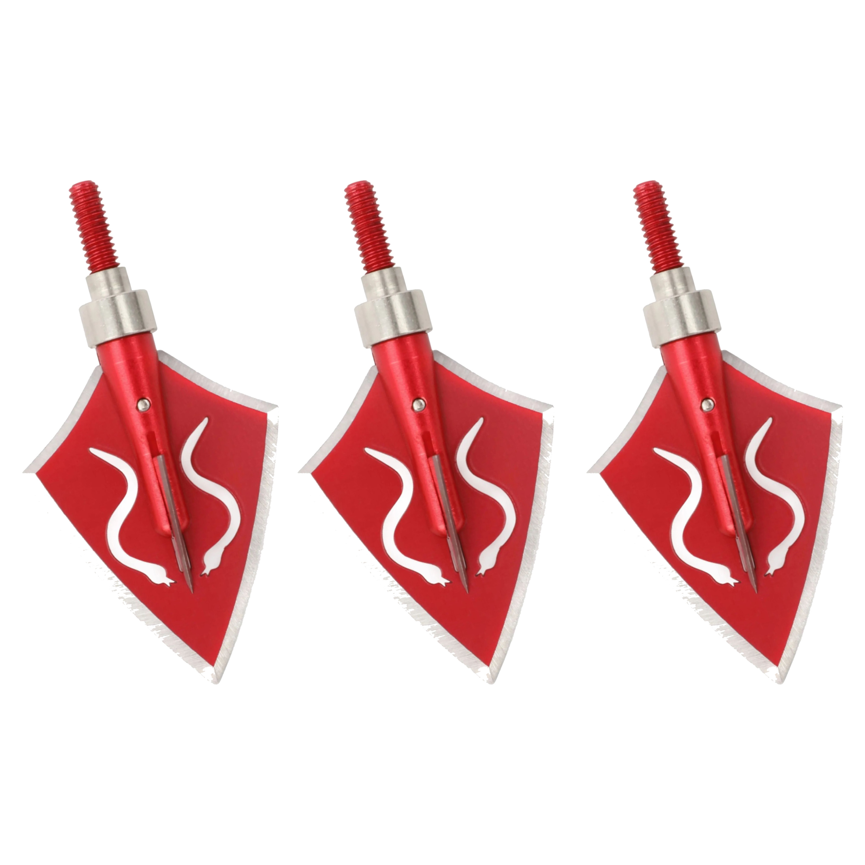 Blade Broadheads 128 Grain Stainless Steel Hunting Points