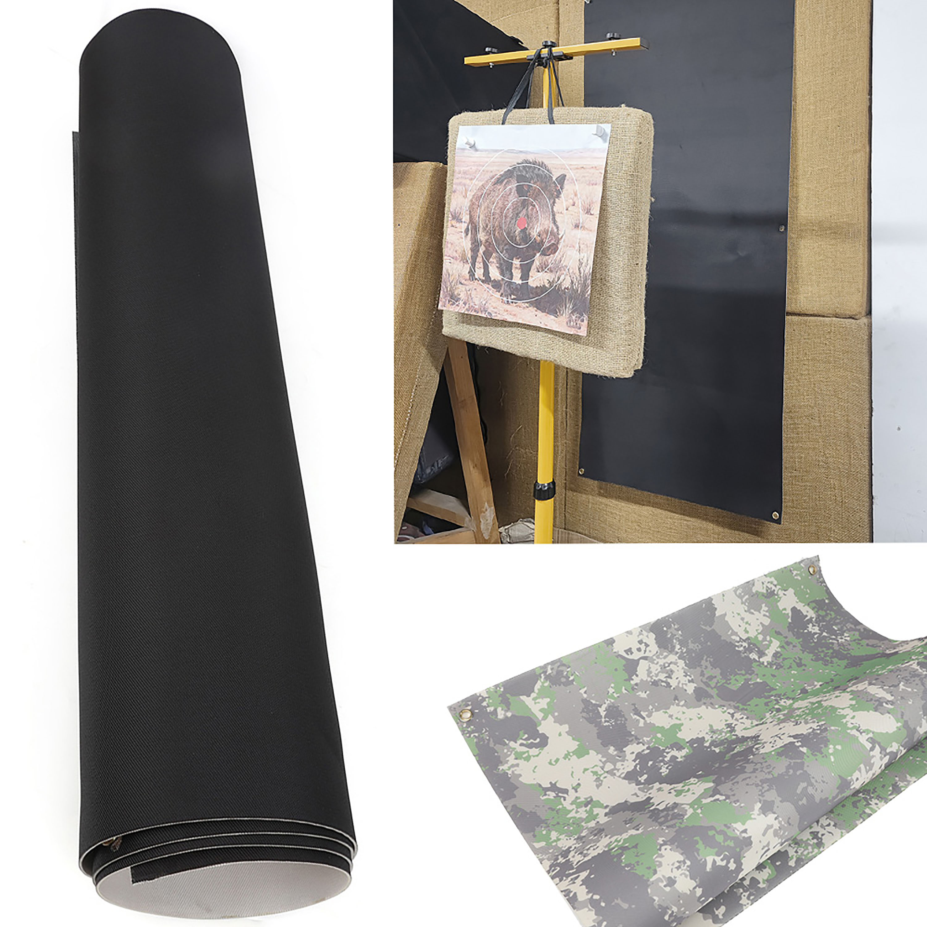 AMEYXGS Archery Backstop Cloth Heavy Duty Netting Mat Shooting