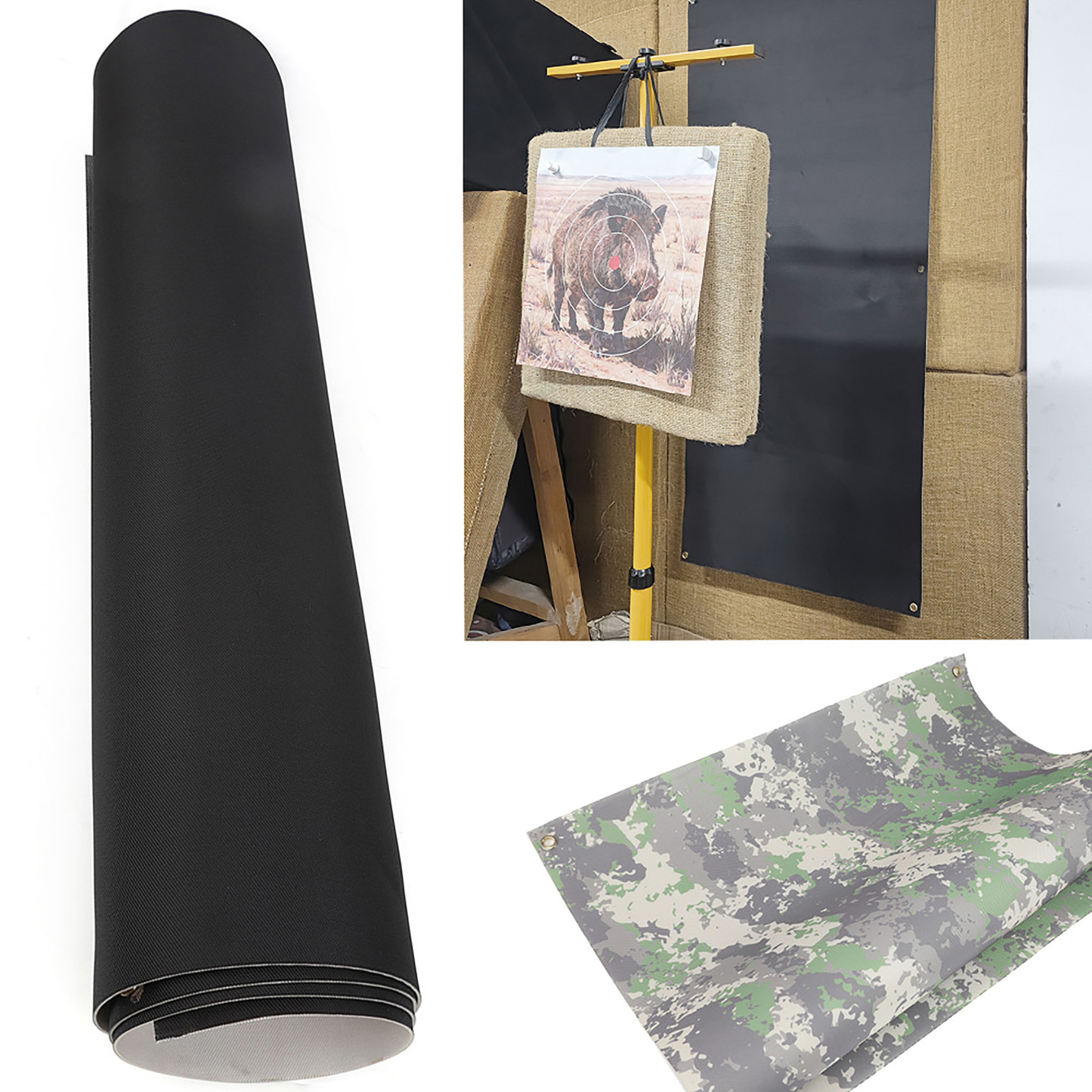 AMEYXGS Archery Backstop Cloth Heavy Duty Netting Mat Shooting