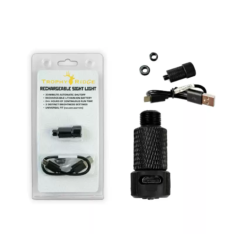 TEFEIRJI LED Archery Sight Light Rechargeable Bow Light 3 Mode