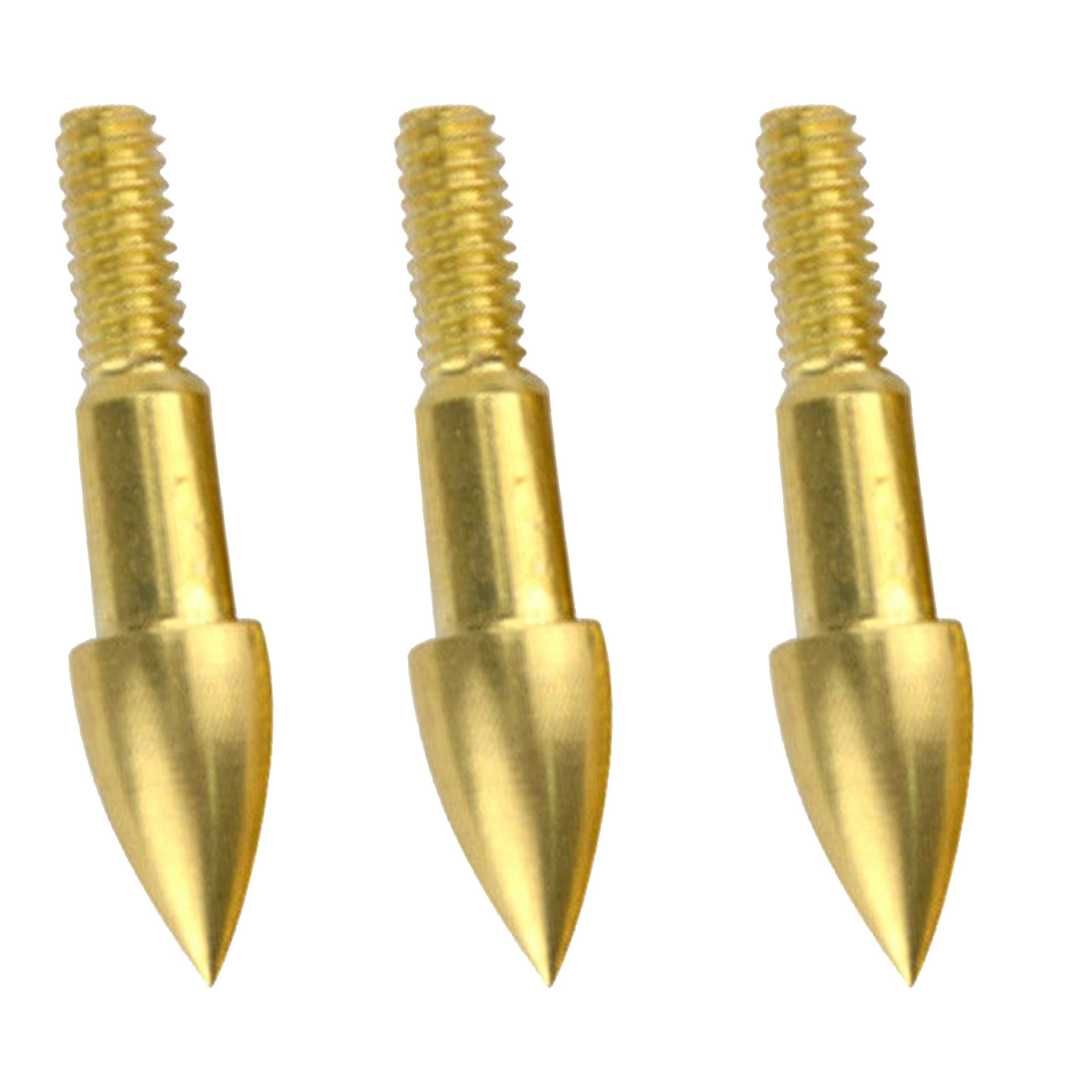 Bullet Arrowheads (60-100 Grains) Brass/Steel Field Points
