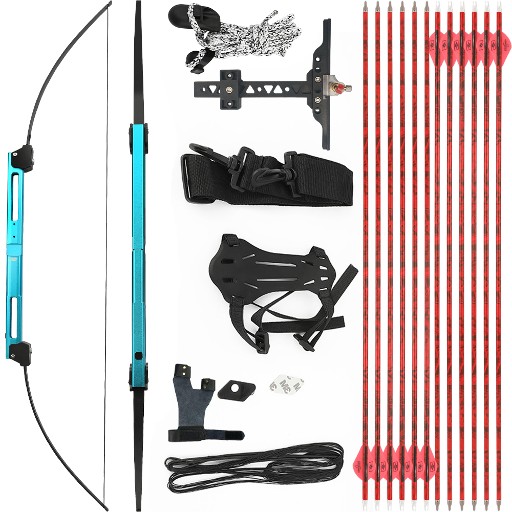 WOLFMAN Folding Recurve Bow 35lb – Archery Set