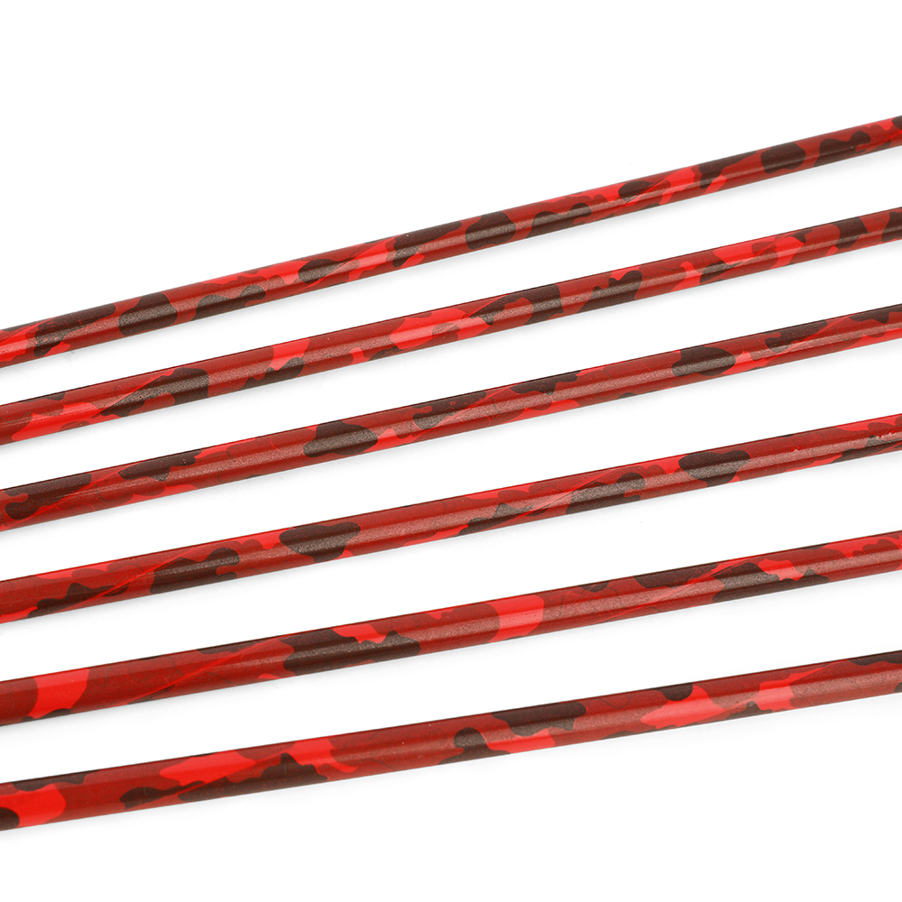 30 in Carbon Arrows 12pcs 500 Spine Camo Archery Set