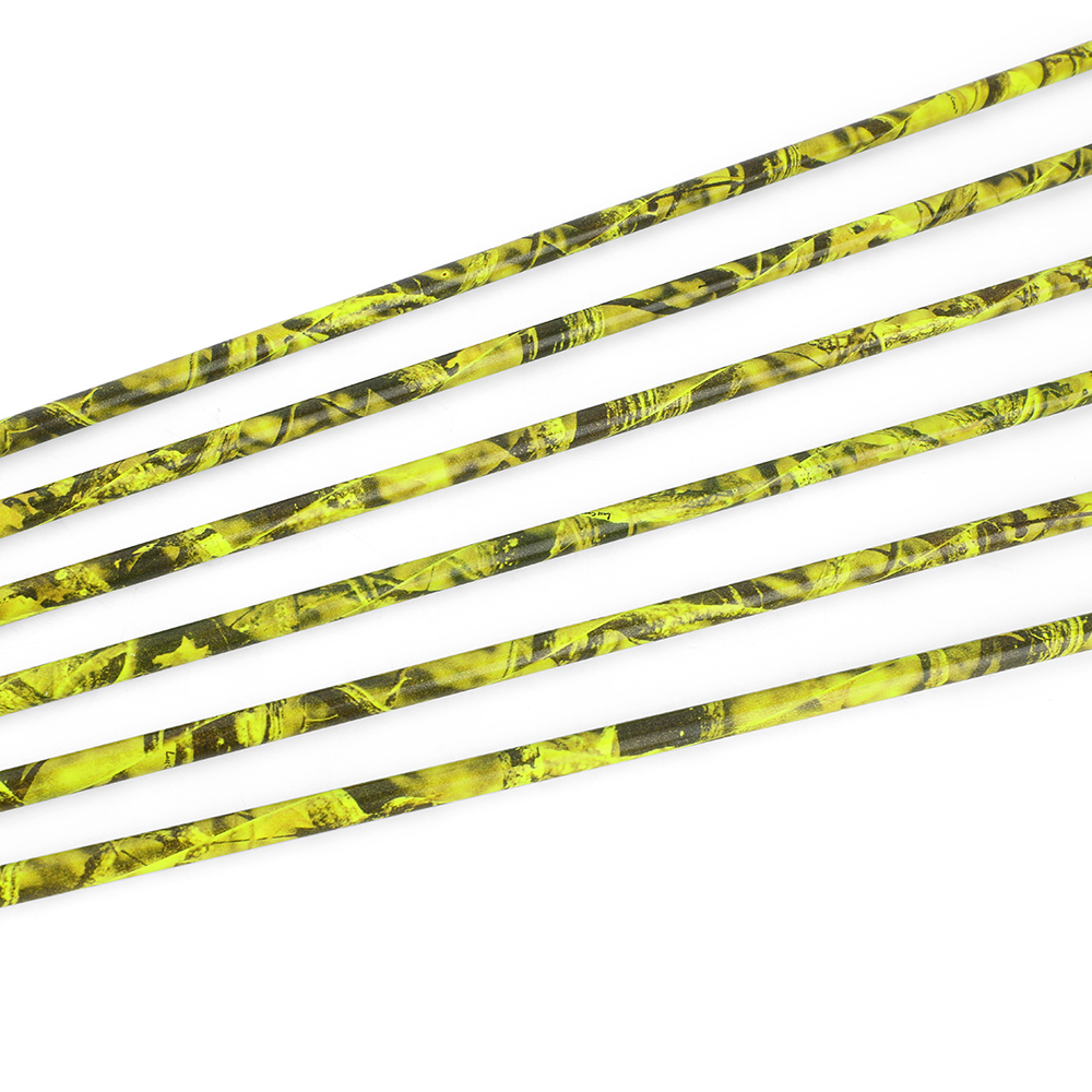 30 in Carbon Arrows 12pcs 500 Spine Camo Archery Set