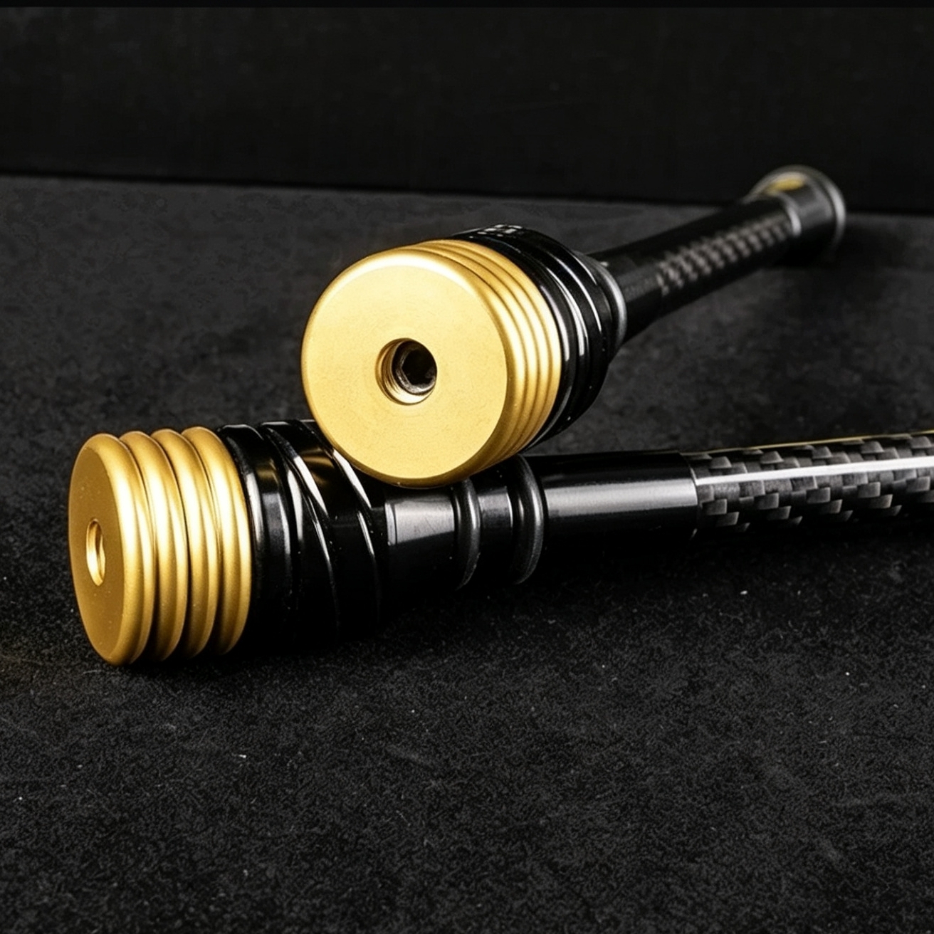 TUOLU 3K Carbon Bow Dampener Adjustable Stabilizer 12mm Anti Vibration