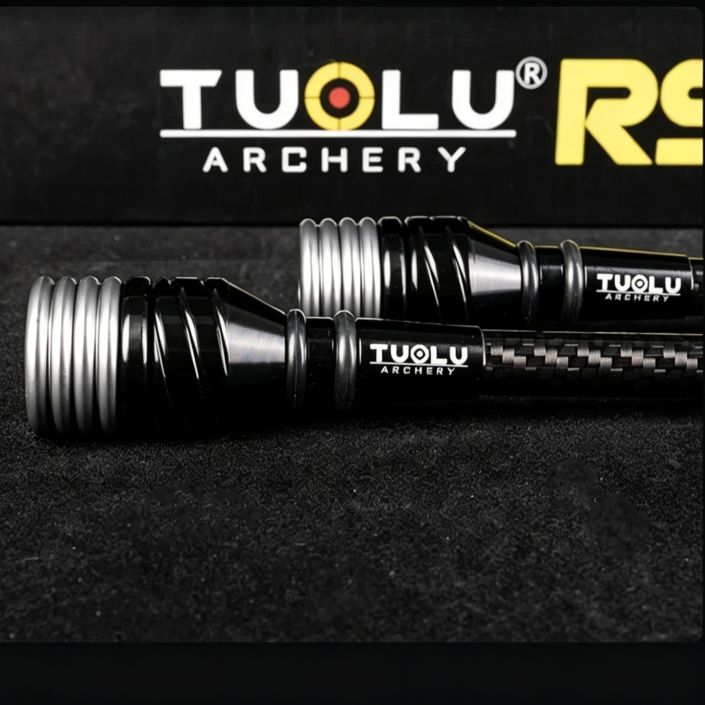 TUOLU 3K Carbon Bow Dampener Adjustable Stabilizer 12mm Anti Vibration