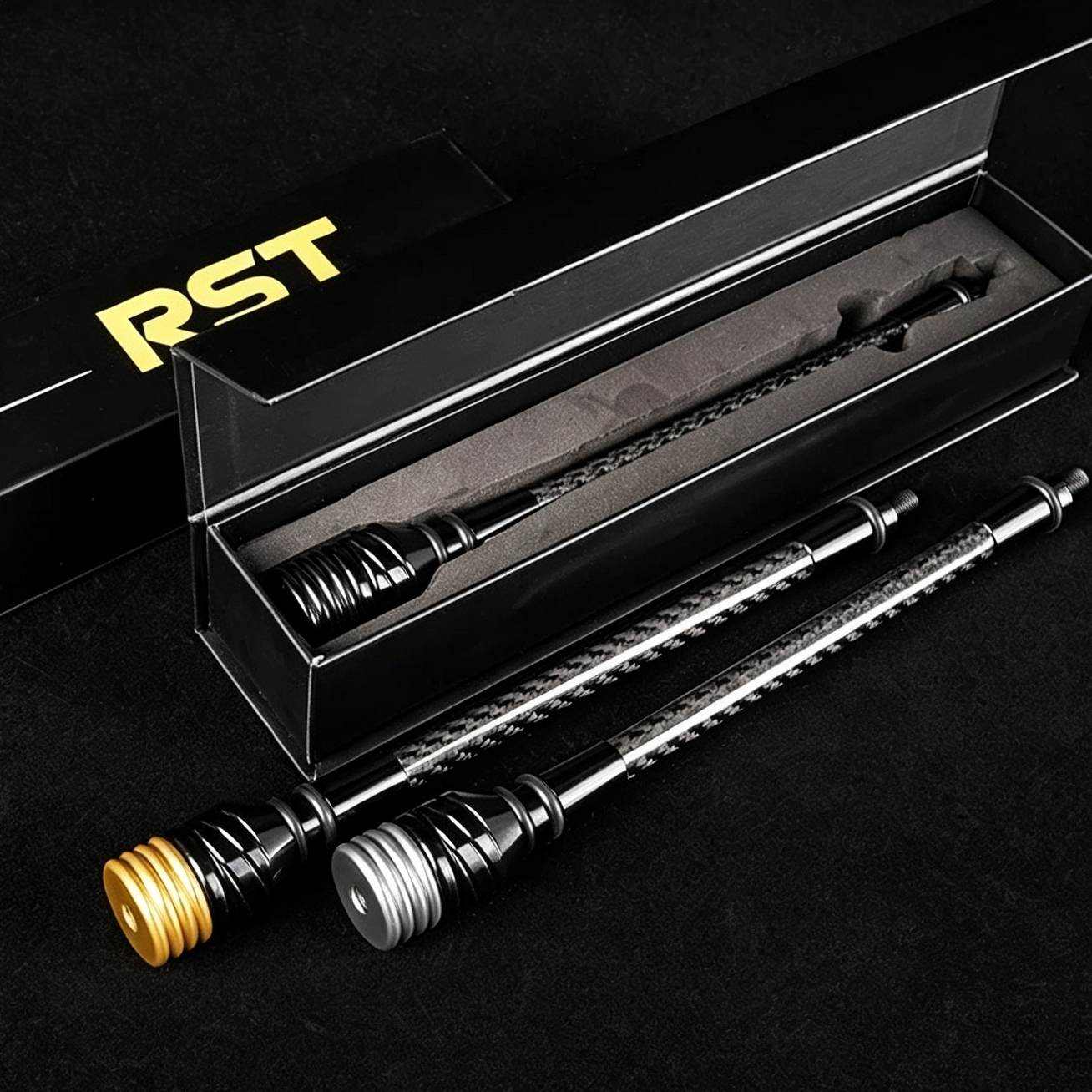 TUOLU 3K Carbon Bow Dampener Adjustable Stabilizer 12mm Anti Vibration