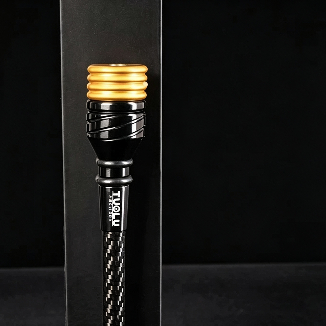 TUOLU 3K Carbon Bow Dampener Adjustable Stabilizer 12mm Anti Vibration