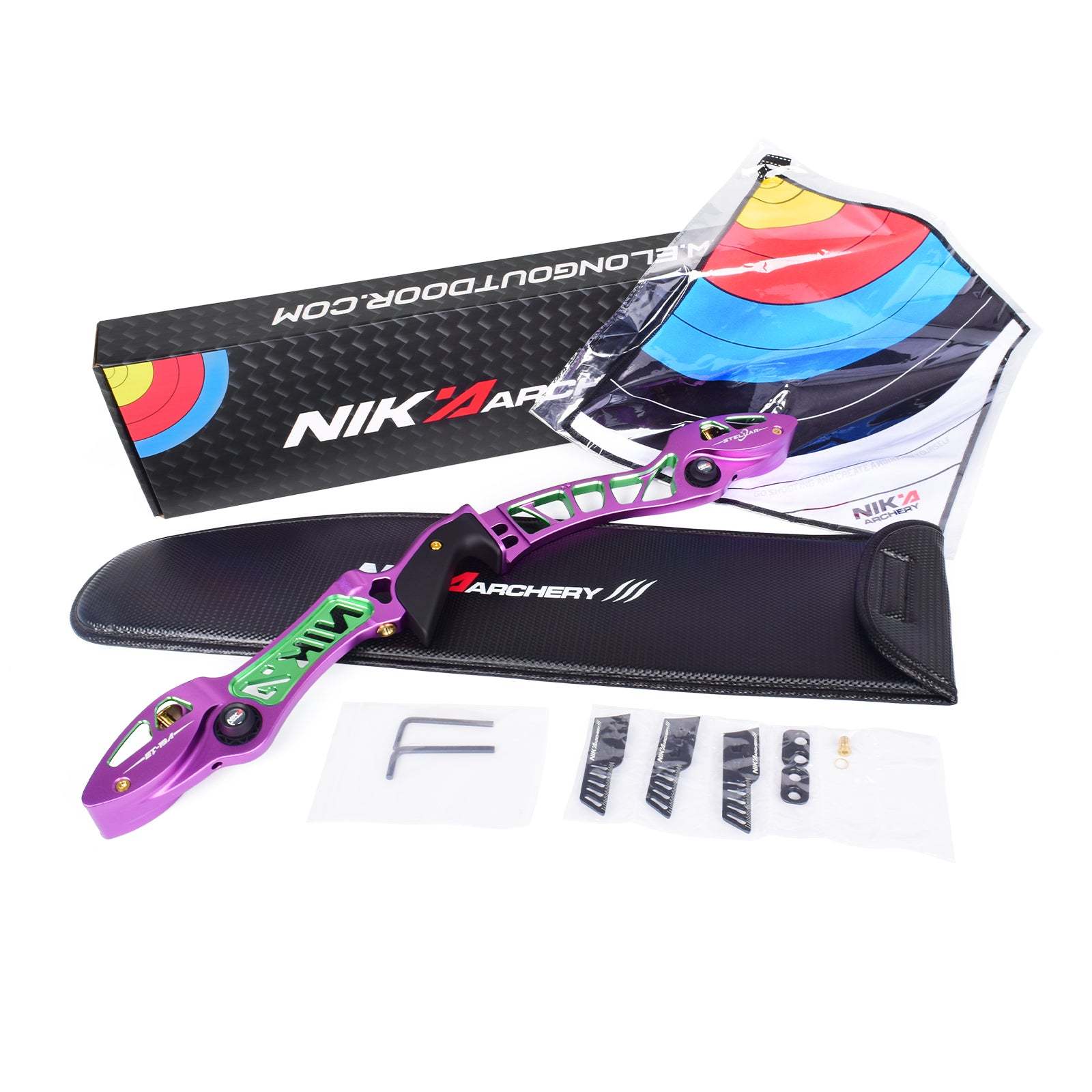 NIKA ARCHERY ET-15A Stellar 25inch ILF Recurve Riser LH and RH