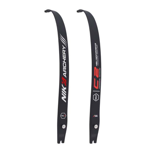 NIKA C2 ILF Limb H25-68inch Recurve Bow Carbon Limbs 12-46lbs