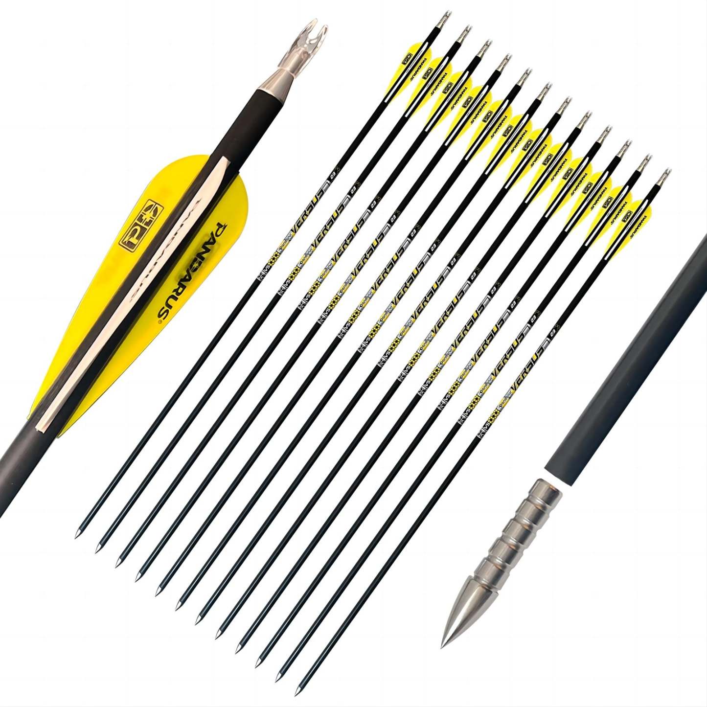 PANDARUS V23 Target Competition Arrows Pure Carbon ID8mm .001"