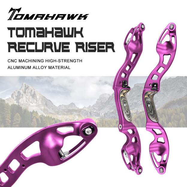 NIKA ET-10 TOMAHAWK CNC ILF Recurve Bow Riser for RH/LH 19 inch