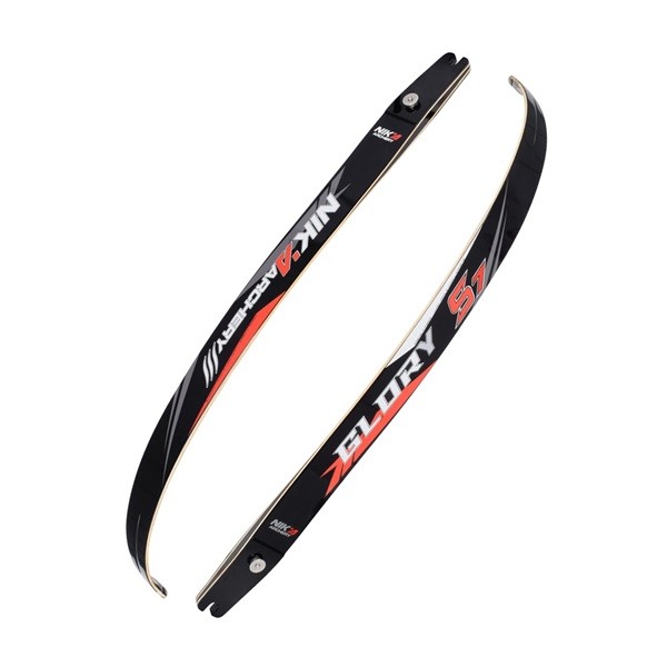 NIKA S7 ILF Recurve Limbs Competition-Grade Carbon-Bamboo 25H@68"