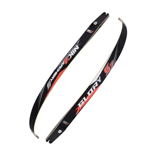 NIKA S7 ILF Recurve Limbs Competition-Grade Carbon-Bamboo 25H@68"