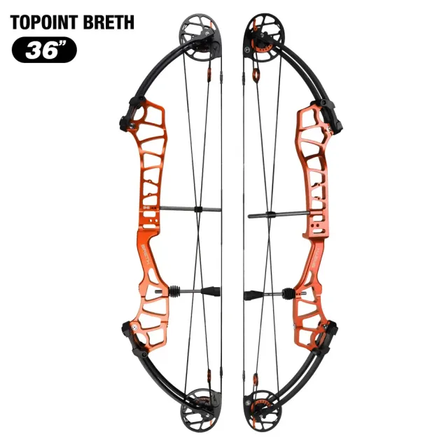TOPOINT Breth 36 Target Compound Bow CNC 36'' 30-60lbs LH RH