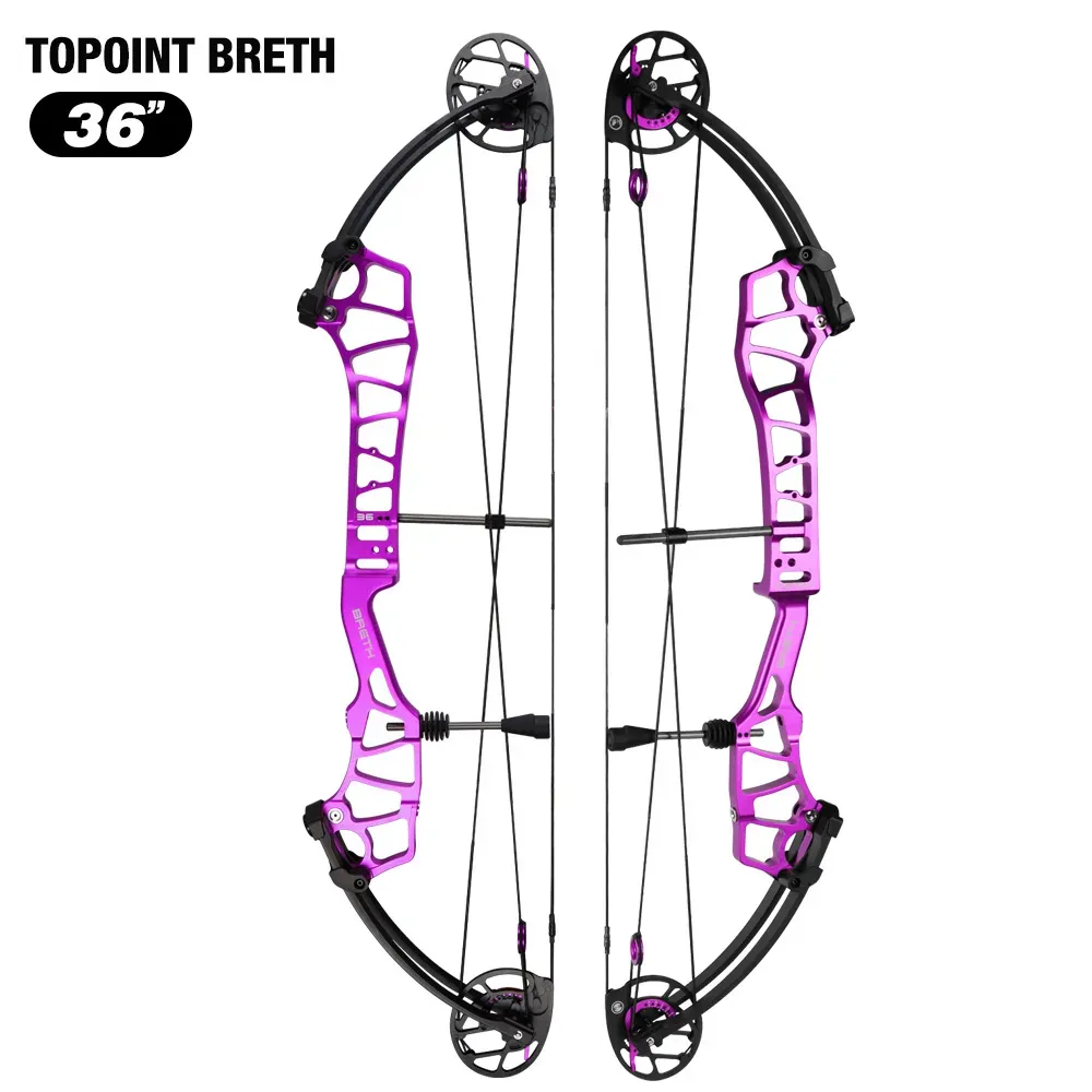 TOPOINT Breth 36 Target Compound Bow CNC 36'' 30-60lbs LH RH