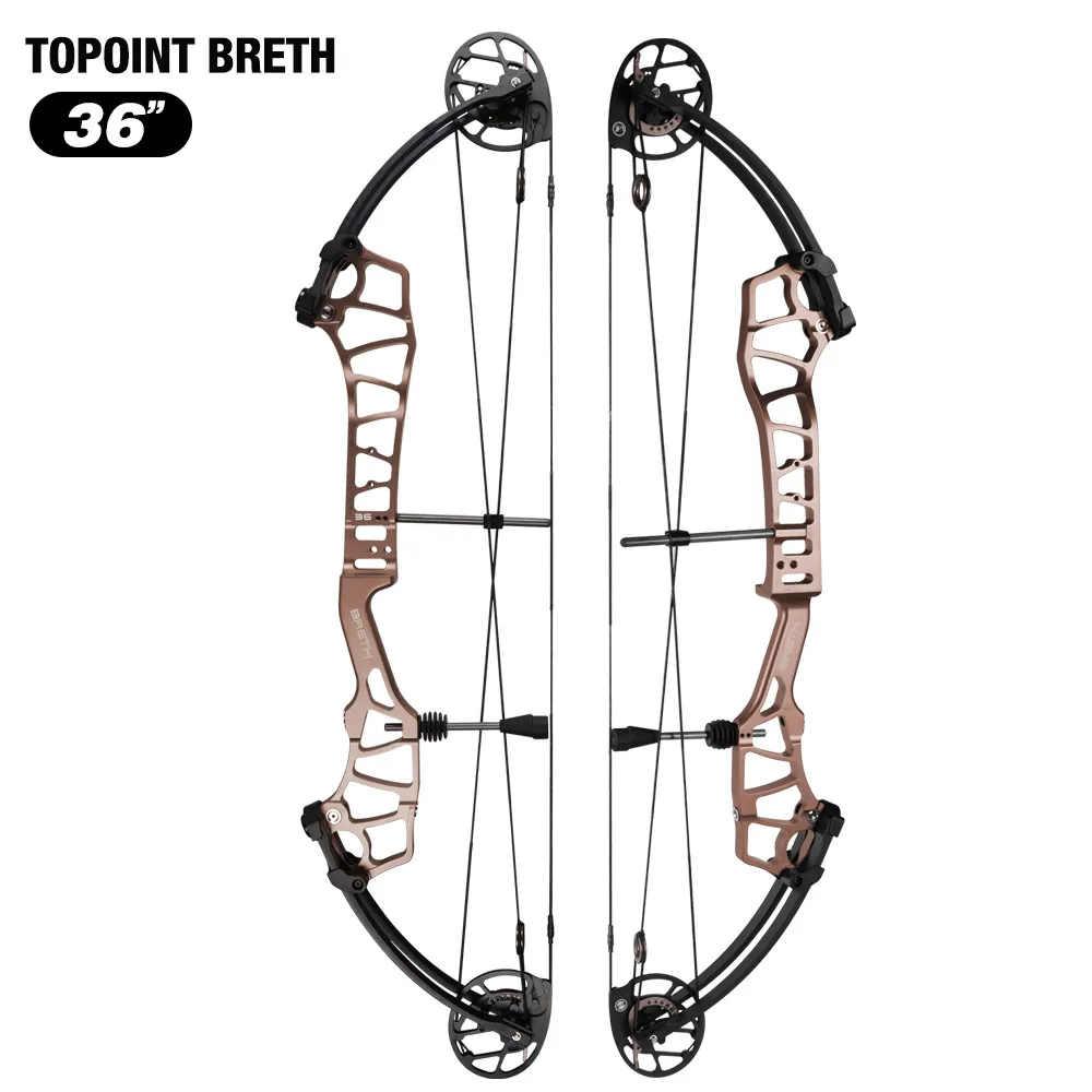 TOPOINT Breth 36 Target Compound Bow CNC 36'' 30-60lbs LH RH