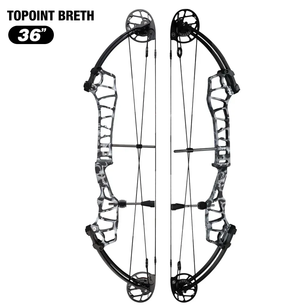 TOPOINT Breth 36 Target Compound Bow CNC 36'' 30-60lbs LH RH