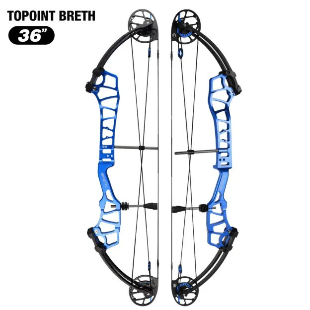 TOPOINT Breth 36 Target Compound Bow CNC 36'' 30-60lbs LH RH