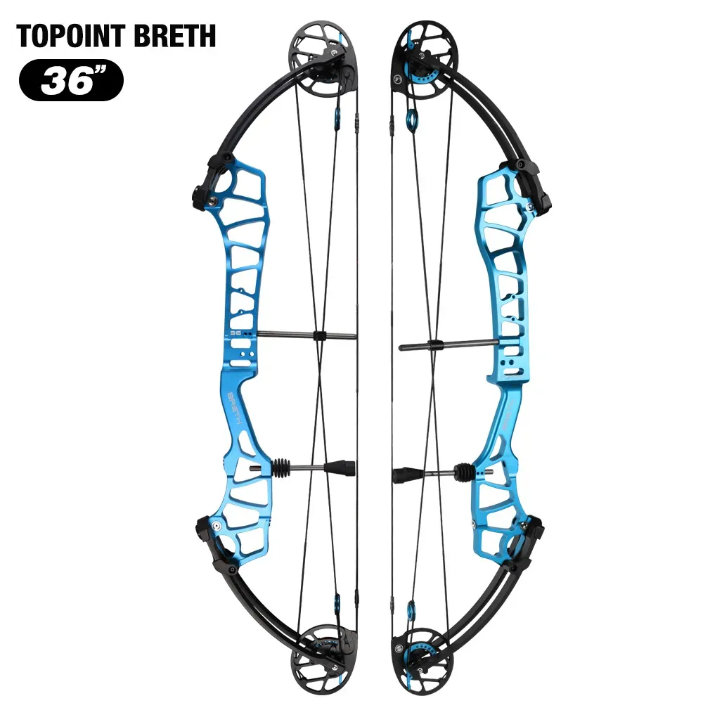 TOPOINT Breth 36 Target Compound Bow CNC 36'' 30-60lbs LH RH