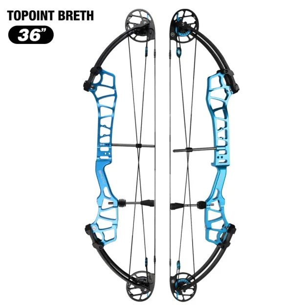 TOPOINT Breth 36 Target Compound Bow CNC 36'' 30-60lbs LH RH