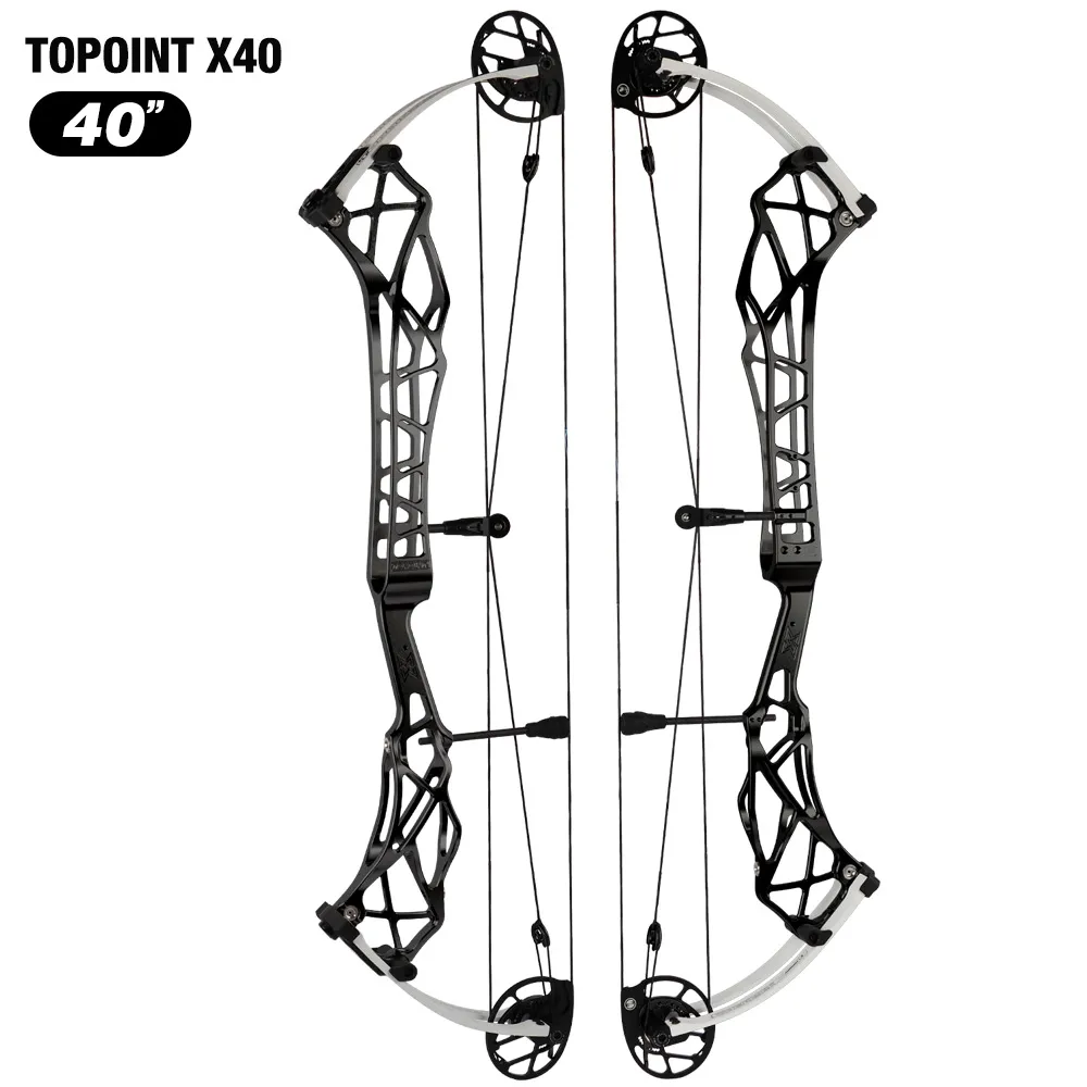 Topoint X 40 Target Compound Bow 40-60lbs Advanced CAM CNC LH RH