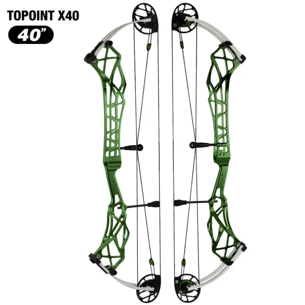 Topoint X 40 Target Compound Bow 40-60lbs Advanced CAM CNC LH RH