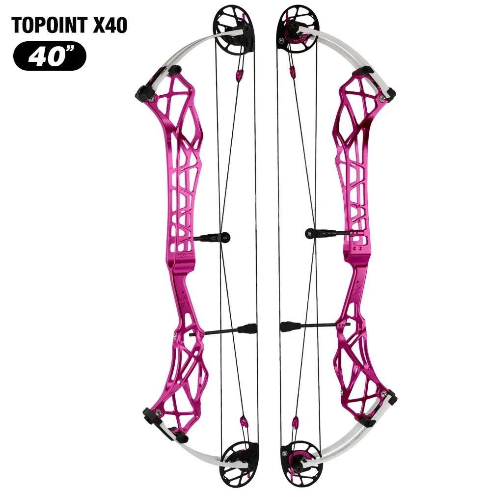 Topoint X 40 Target Compound Bow 40-60lbs Advanced CAM CNC LH RH