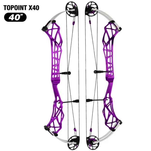 Topoint X 40 Target Compound Bow 40-60lbs Advanced CAM CNC LH RH