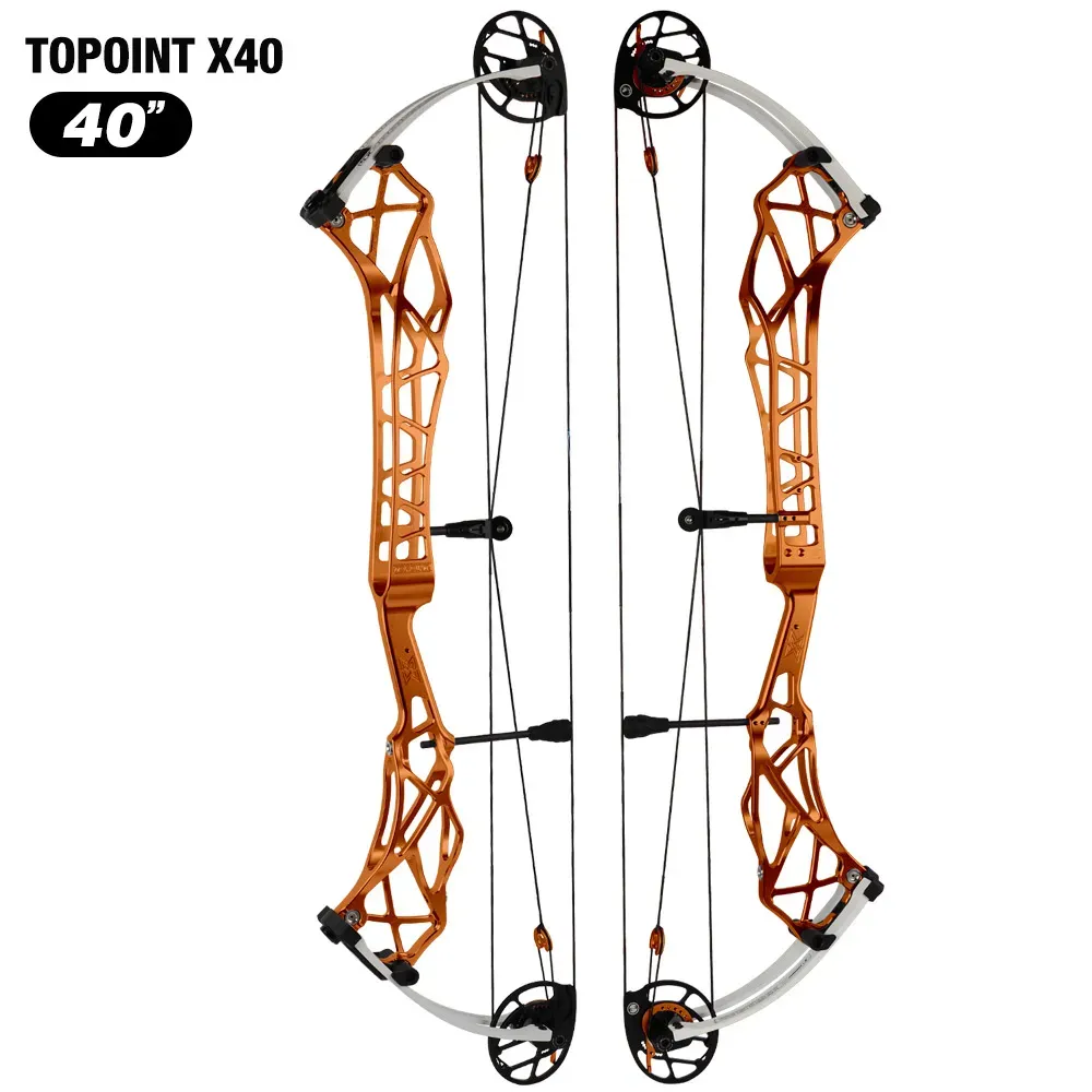 Topoint X 40 Target Compound Bow 40-60lbs Advanced CAM CNC LH RH
