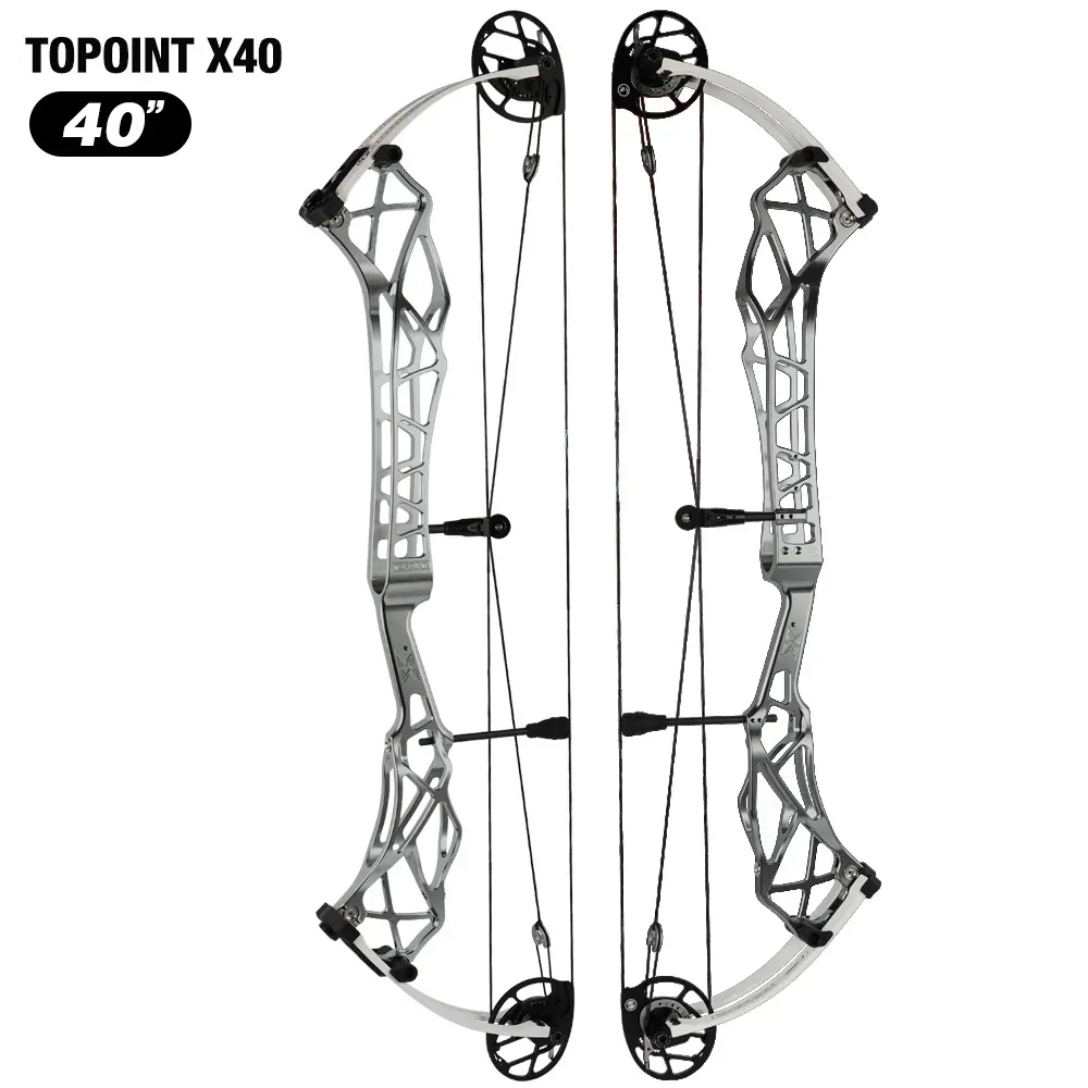 Topoint X 40 Target Compound Bow 40-60lbs Advanced CAM CNC LH RH