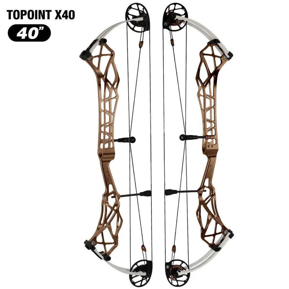 Topoint X 40 Target Compound Bow 40-60lbs Advanced CAM CNC LH RH