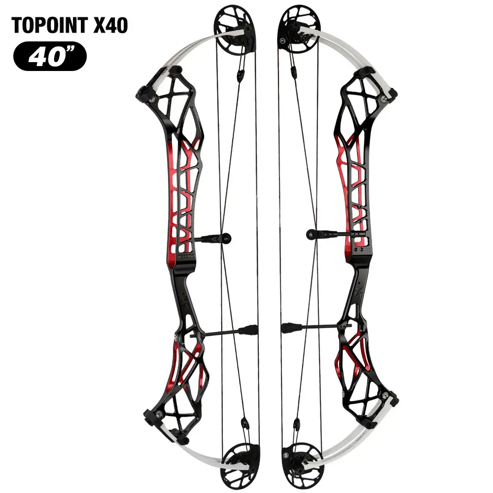 Topoint X 40 Target Compound Bow 40-60lbs Advanced CAM CNC LH RH