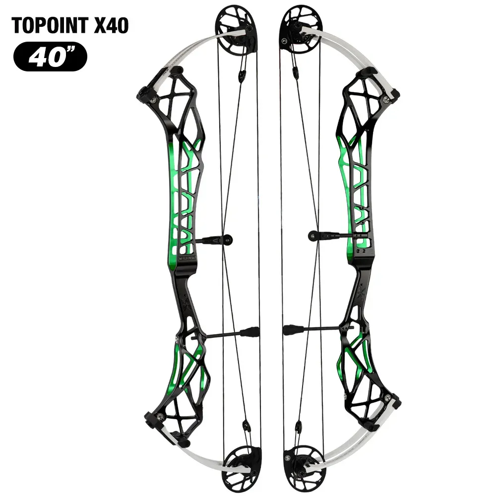 Topoint X 40 Target Compound Bow 40-60lbs Advanced CAM CNC LH RH