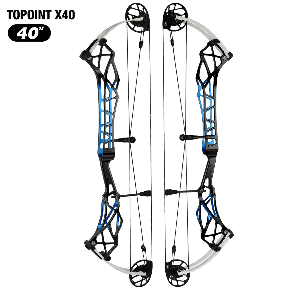 Topoint X 40 Target Compound Bow 40-60lbs Advanced CAM CNC LH RH