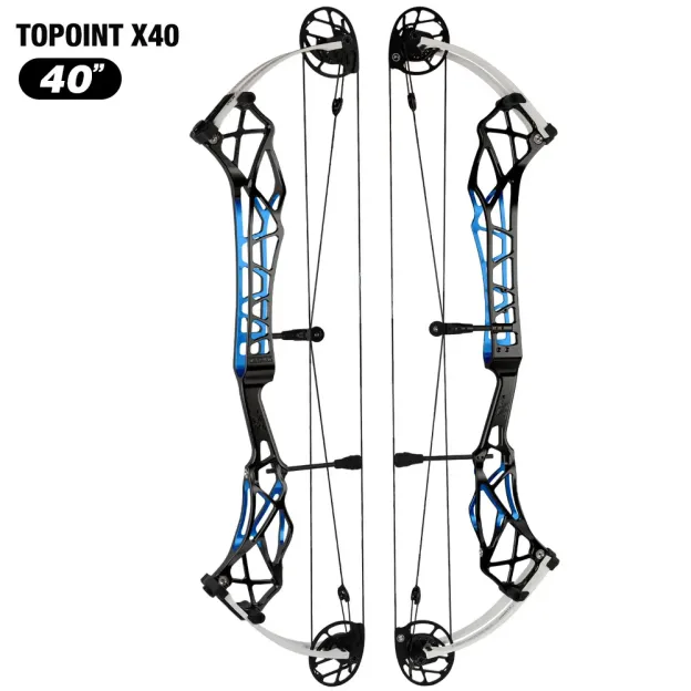 Topoint X 40 Target Compound Bow 40-60lbs Advanced CAM CNC LH RH
