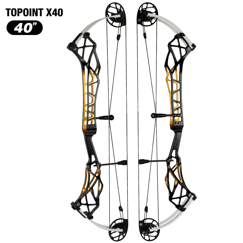 Topoint X 40 Target Compound Bow 40-60lbs Advanced CAM CNC LH RH