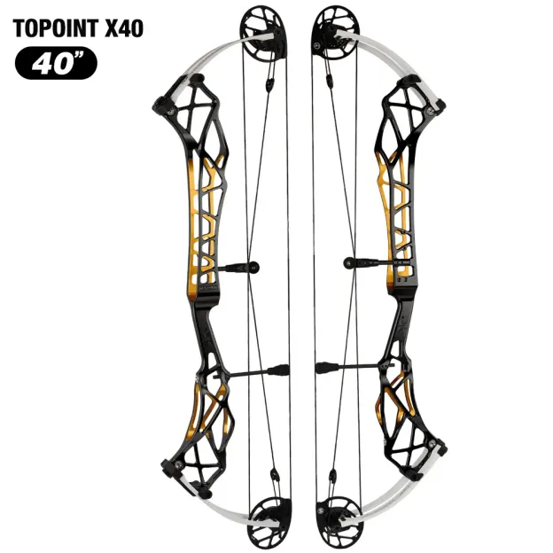 Topoint X 40 Target Compound Bow 40-60lbs Advanced CAM CNC LH RH