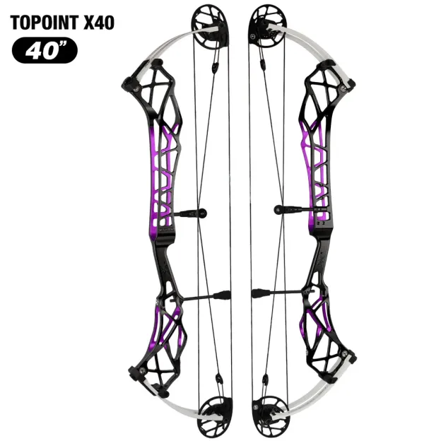 Topoint X 40 Target Compound Bow 40-60lbs Advanced CAM CNC LH RH