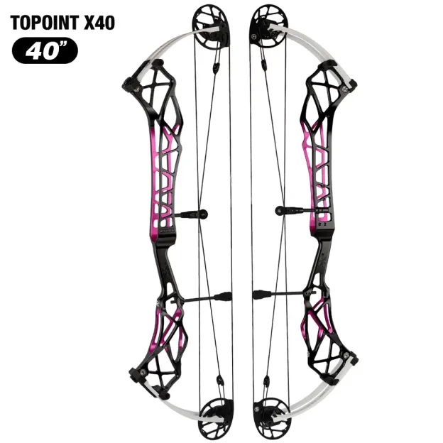 Topoint X 40 Target Compound Bow 40-60lbs Advanced CAM CNC LH RH