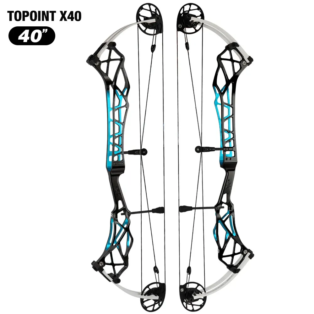 Topoint X 40 Target Compound Bow 40-60lbs Advanced CAM CNC LH RH