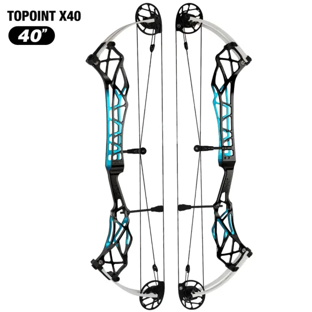 Topoint X 40 Target Compound Bow 40-60lbs Advanced CAM CNC LH RH